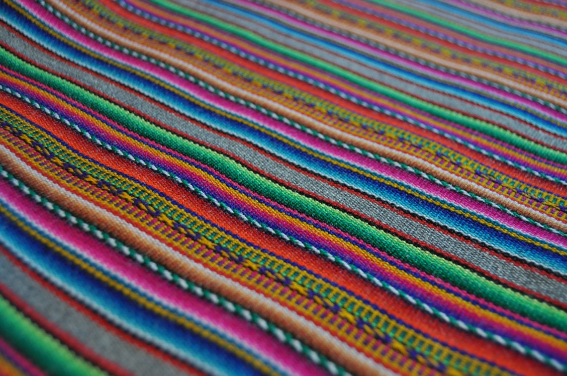 Tejidos andinos peruanos Tejido peruano Aguayo | Etsy