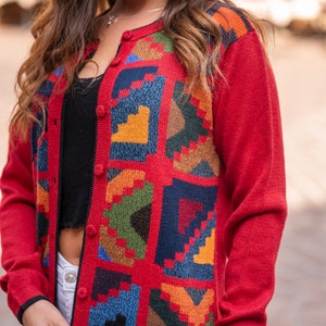 Red Baby Alpaca Vest - Inca Design | 100% Natural Baby Alpaca Fiber | Great Gift Idea | Peruvian Crafts