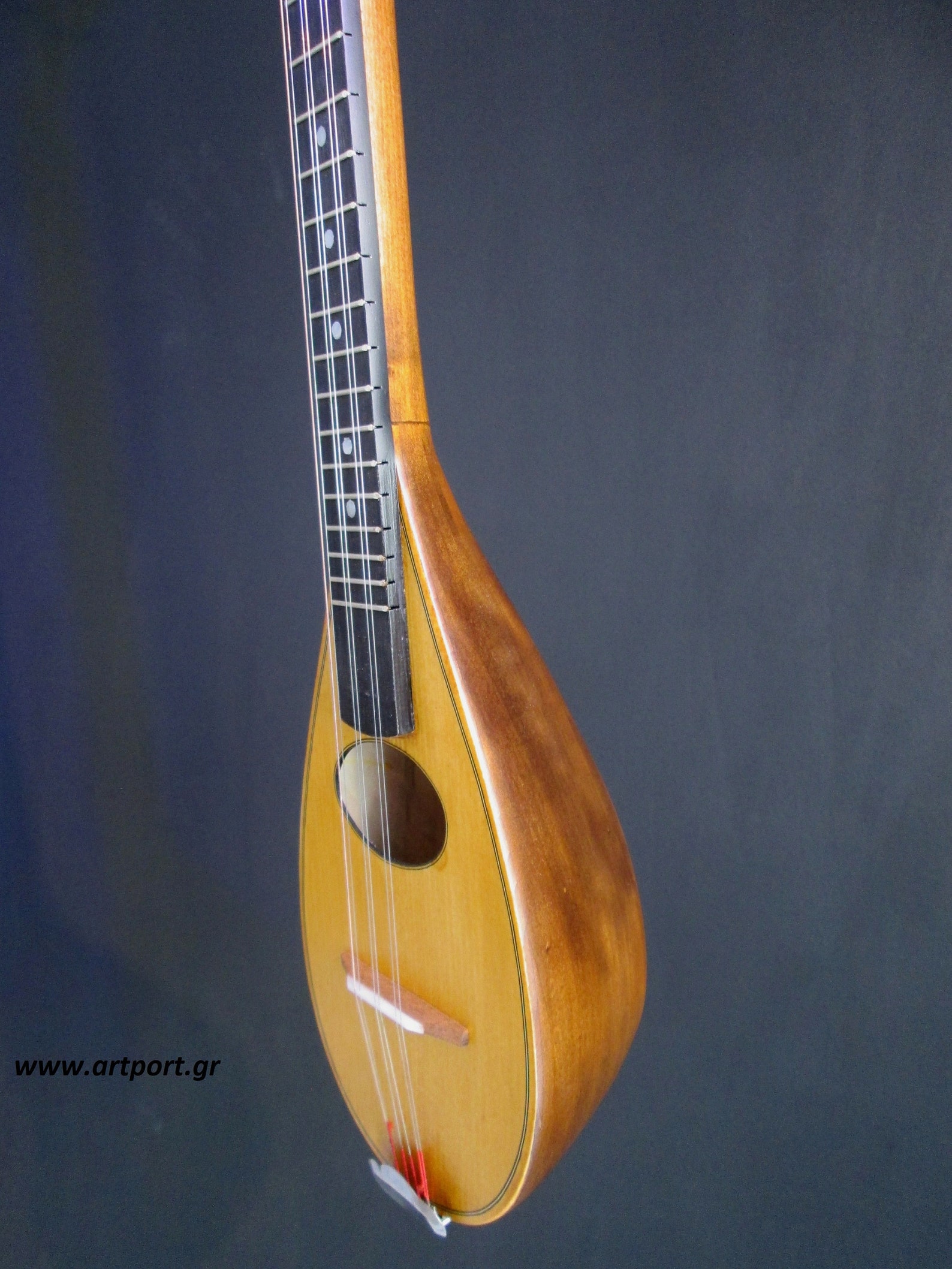 Greek Bouzouki tzouras Musical Instrument of Rebetiko. Has the Size of Half of a Bouzouki. VIDEO