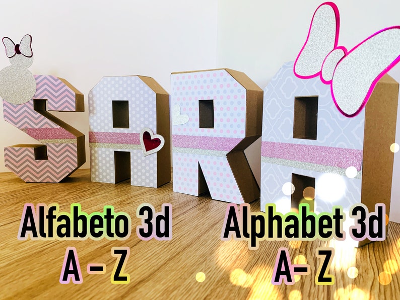 Download Alphabet Letters 3d File Svg A Z Cricut Scanncut Silhouette Etsy
