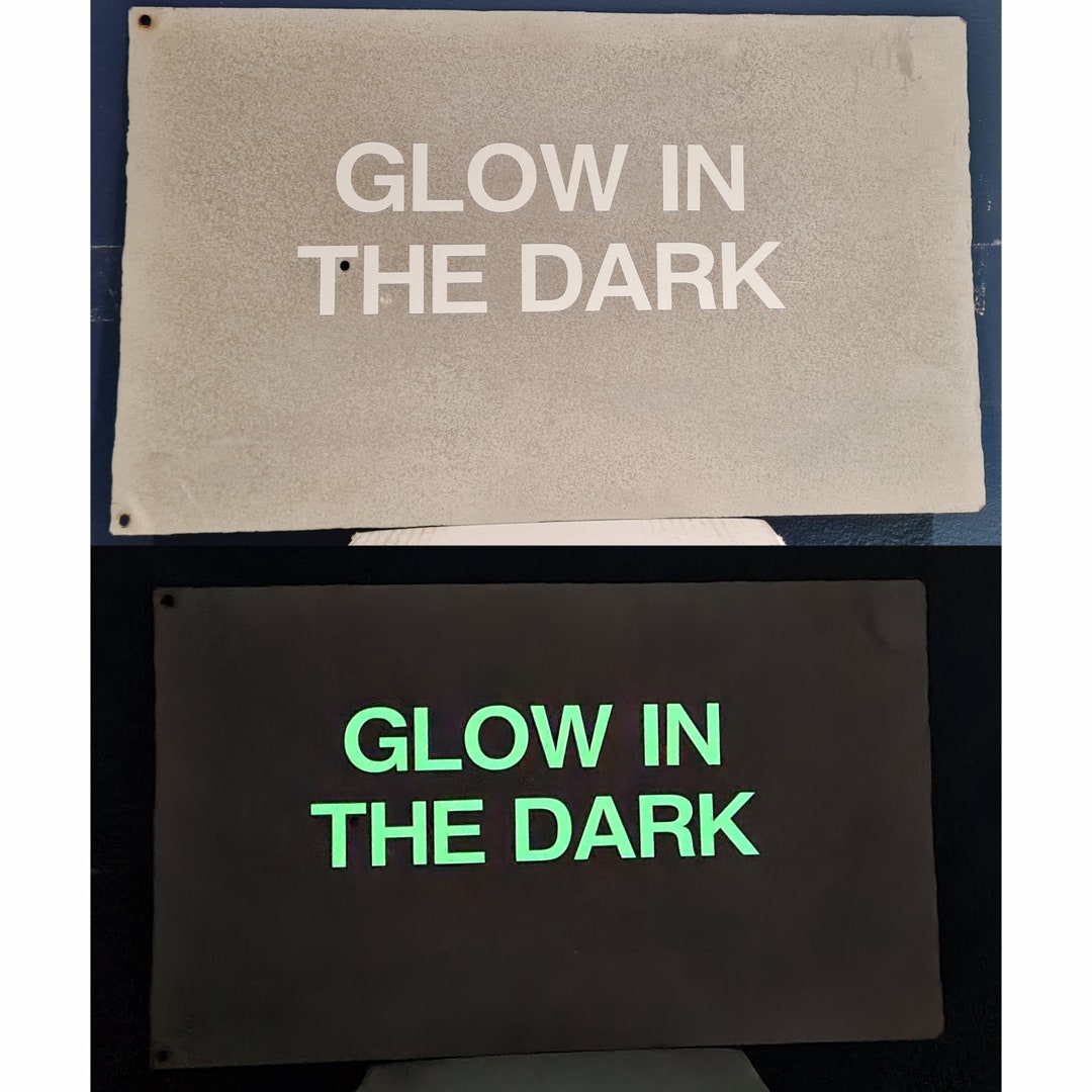 Glow in the Dark Adhesive Vinyl Letters and Number Stickers, Suitable