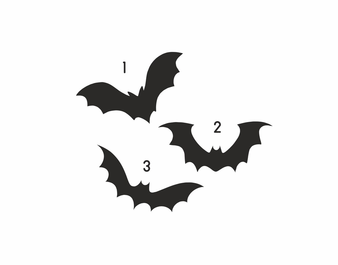 Halloween Bat Vinyl Stickers. Suitable for Indoor and Outdoor Use ...
