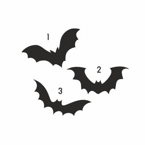 Halloween Bat Vinyl Stickers. Suitable for indoor and outdoor use. Perfect Halloween decoration.