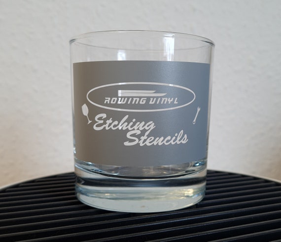 Custom Vinyl Etching Stencils. Suitable for Use on Glass and Metal Objects With Etching Creams. Etsy UK