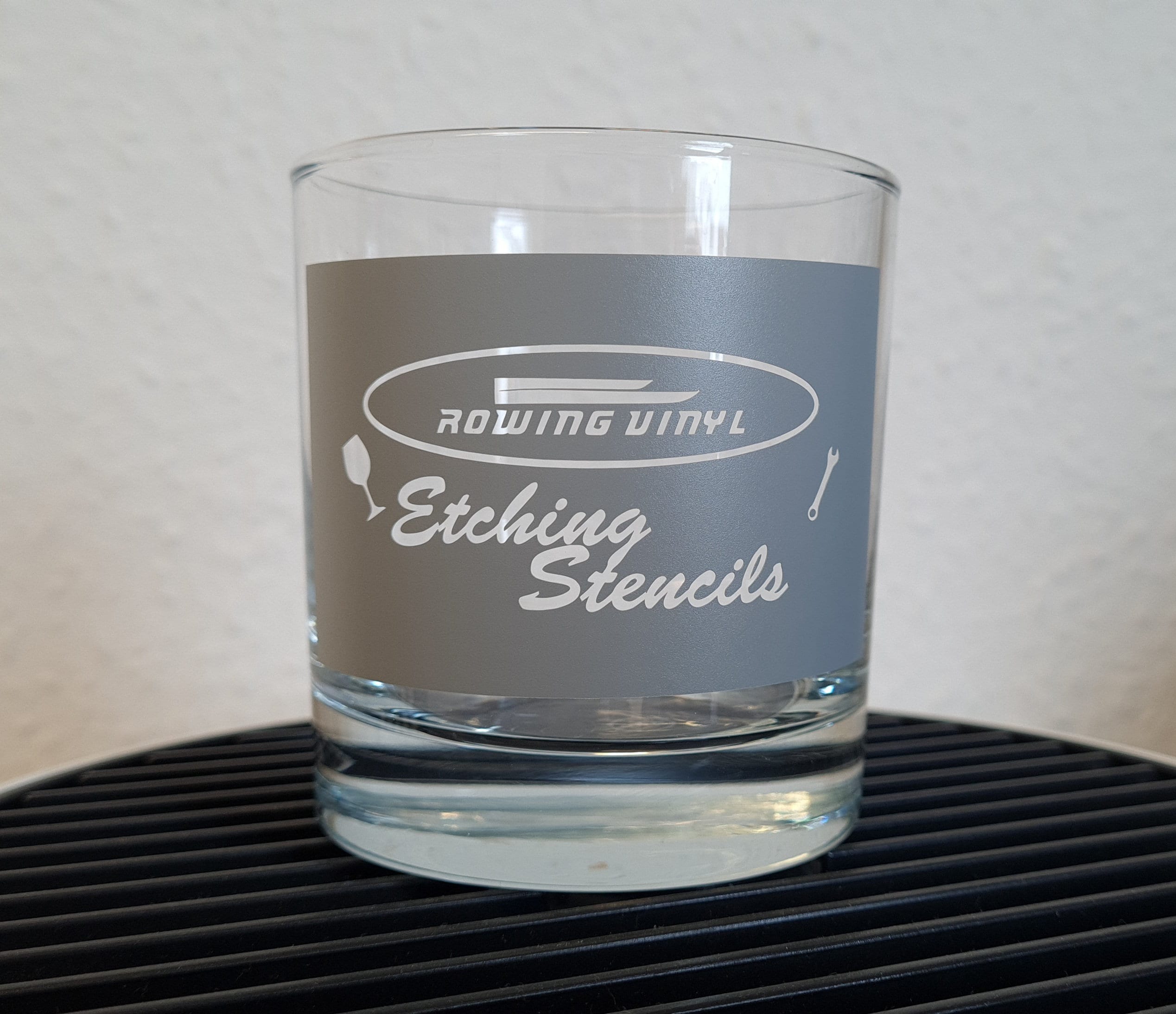 Custom Vinyl Etching Stencils. Suitable for Use on Glass and Metal Objects  With Etching Creams. 