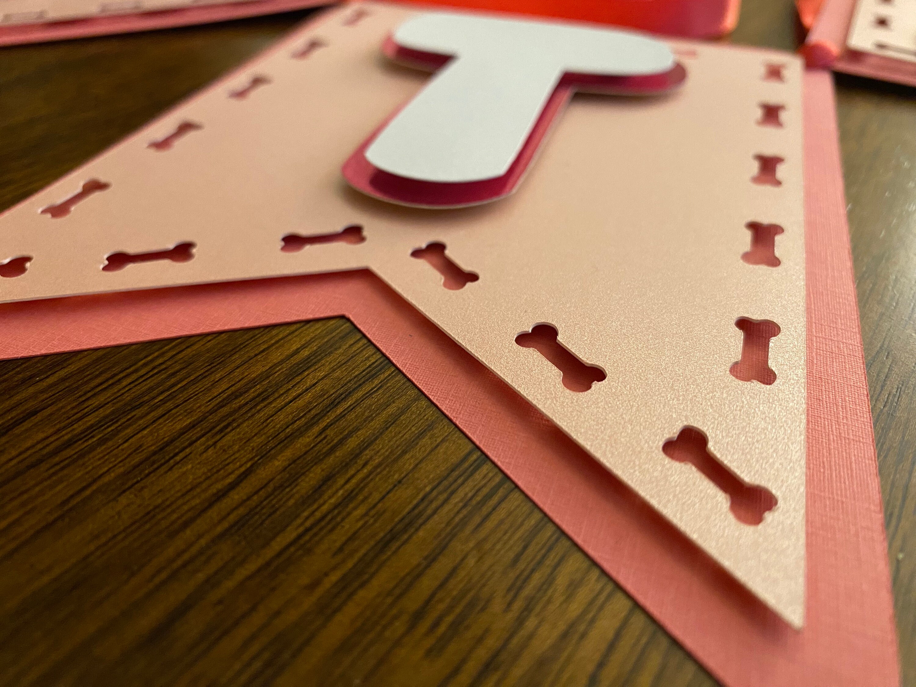 Handmade Cardstock Birthday Banner