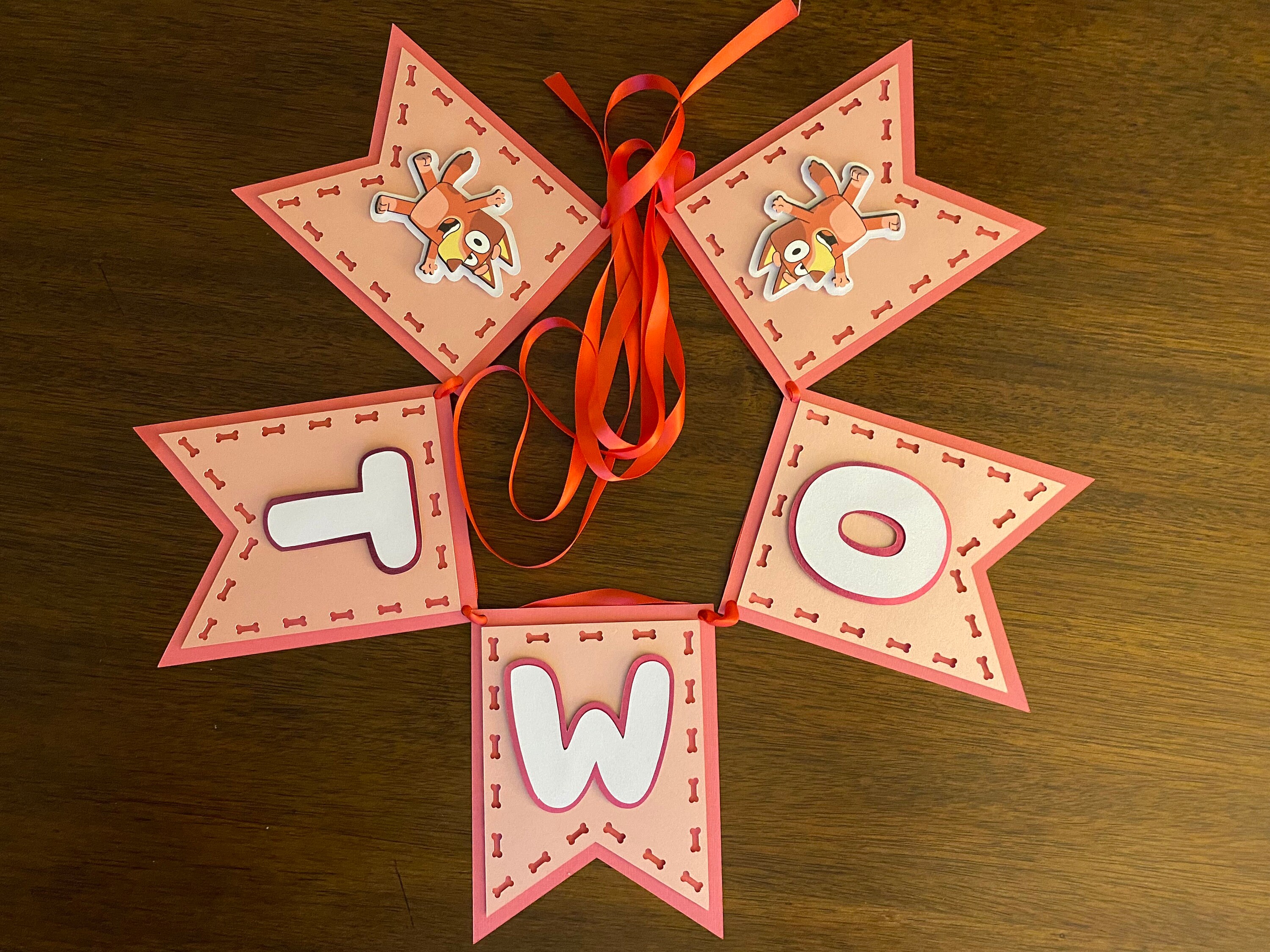 Handmade Cardstock Birthday Banner