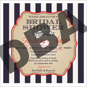 Nautical Bridal Shower Invite