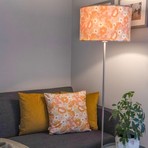 Celina Digby Luxury Super Soft Touch Velvet Lampshade Available for Ceiling Light, Standard Lamp or Table Lamp Flower Power image 6