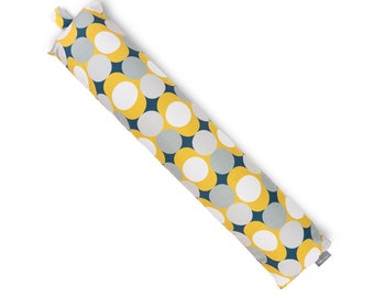 Celina Digby® Dot Drops - Modern Geometric Retro Designer Velvet Door Draught Excluder, Window Draft Stopper - AVAILABLE IN 2 SIZES