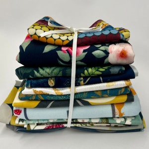 1kg Assorted Fabric Offcuts Bundle Remnants Celina Digby High Quality Designs, Soft Velvet & Linen-Like, Great for Crafts Makers Crafters