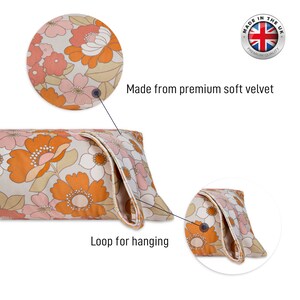 Celina Digby® Flower Power Luxury Modern Designer Soft Touch Velvet ...