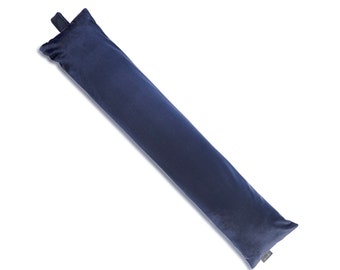 Celina Digby® Dark Navy - Modern Designer Soft Touch Velvet Door Draught Excluder, Window Draft Stopper - AVAILABLE in 2 SIZES