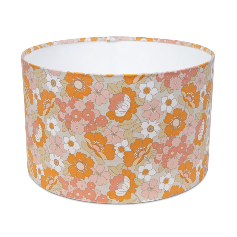 Celina Digby Luxury Super Soft Touch Velvet Lampshade Available for Ceiling Light, Standard Lamp or Table Lamp Flower Power image 2
