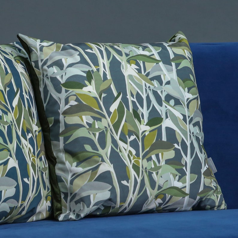 Large Velvet Cushion Removable Cover Size 45cm X 45 Cm Etsy