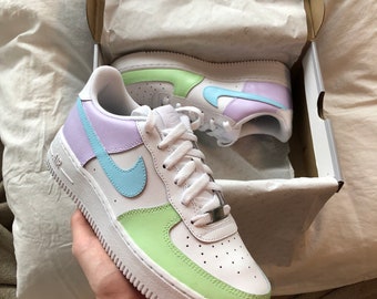 Pastel nikes | Etsy Nederland
