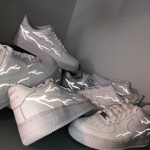reflective air force 1 custom
