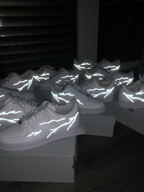 custom air force 1 lightning