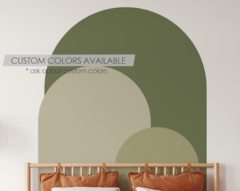 Blush Modern Arch Wall Decal Peel and Stick Arch Wall Sticker Removable ...