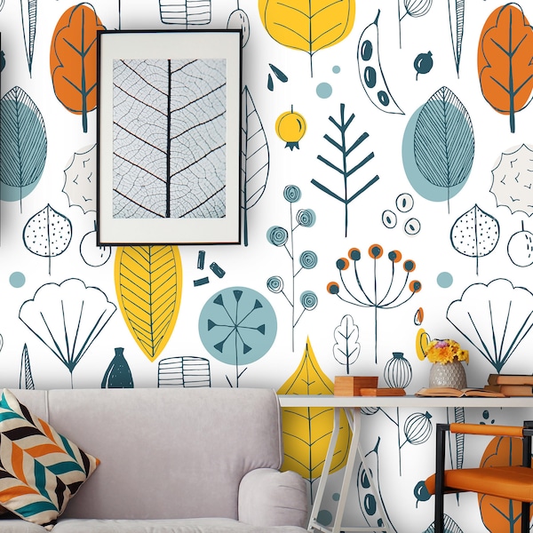 Scandinavian Wallpaper Peel and Stick - Etsy