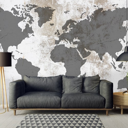 Blue Mountains Peel and Stick Wallpaper Removable Mountain Etsy