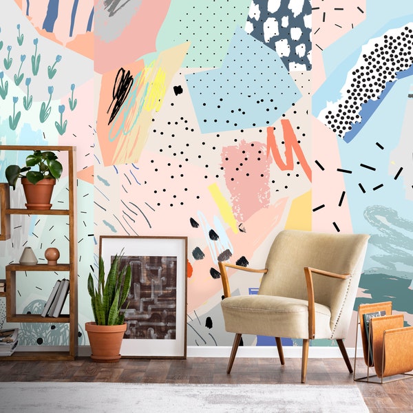 Pop Art Wallpaper - Etsy