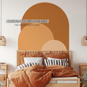 Sunrise Modern Arch Wall Decal | Peel and Stick Arch Wall Sticker ...