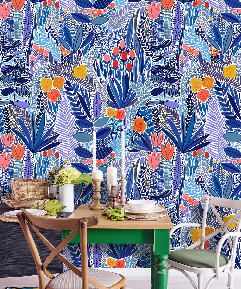 Removable Peel 'n Stick Wallpaper Selfadhesive Wall Etsy