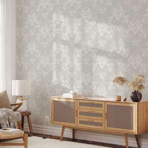 Victorian Royal Peel and Stick Wallpaper | Removable Self Adhesive Vintage Damask Pattern | Baroque Wallpaper | Eco Friendly
