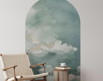Arch Decal for Anna - 66" wide × 86" high.