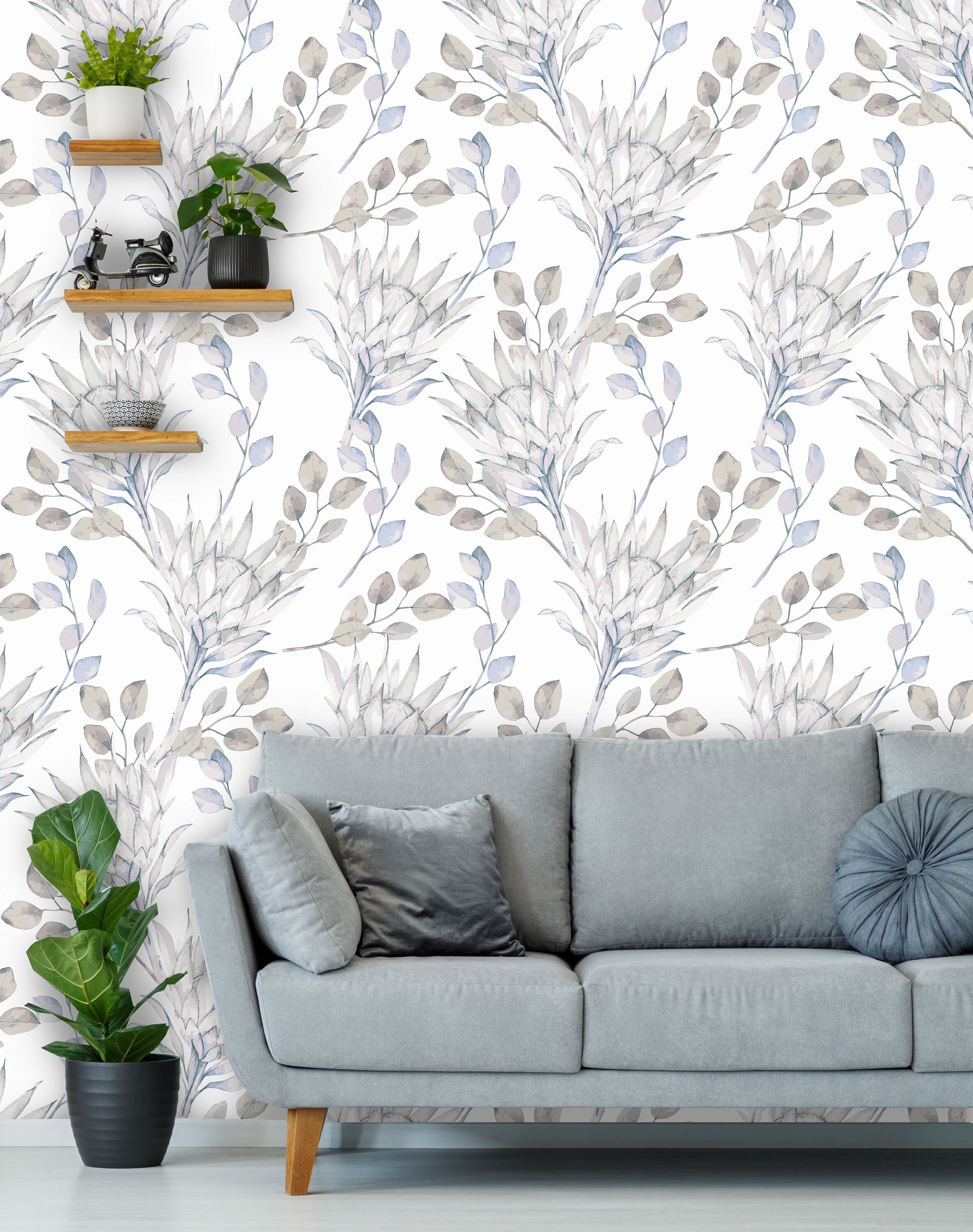 Removable Peel 'n Stick Wallpaper Self-adhesive Wall - Etsy