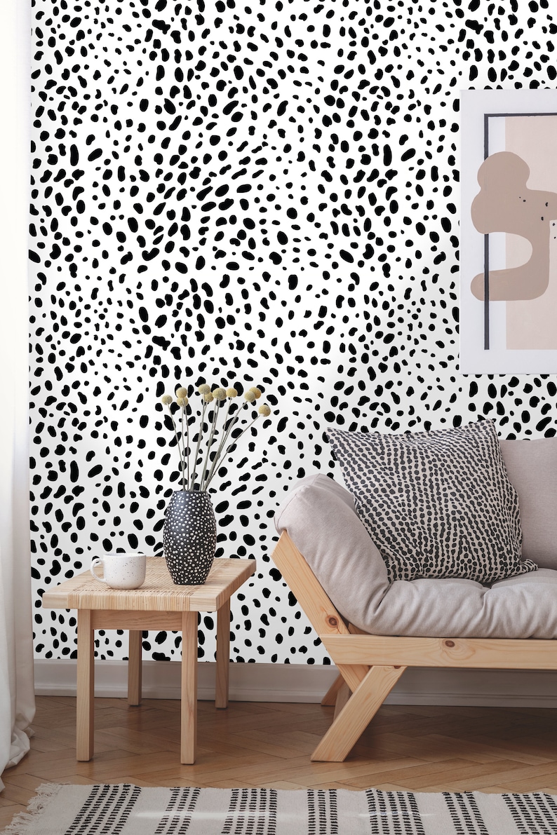 Removable Wallpaper Peel and Stick Leopard Wallpaper Self Etsy