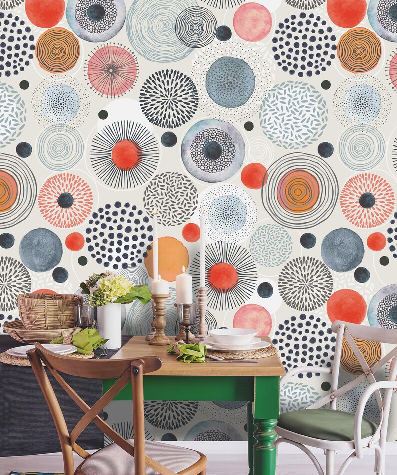 Removable Peel 'n Stick Wallpaper Self-Adhesive Wall | Etsy