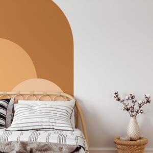 Sunrise Modern Arch Wall Decal | Peel and Stick Arch Wall Sticker ...