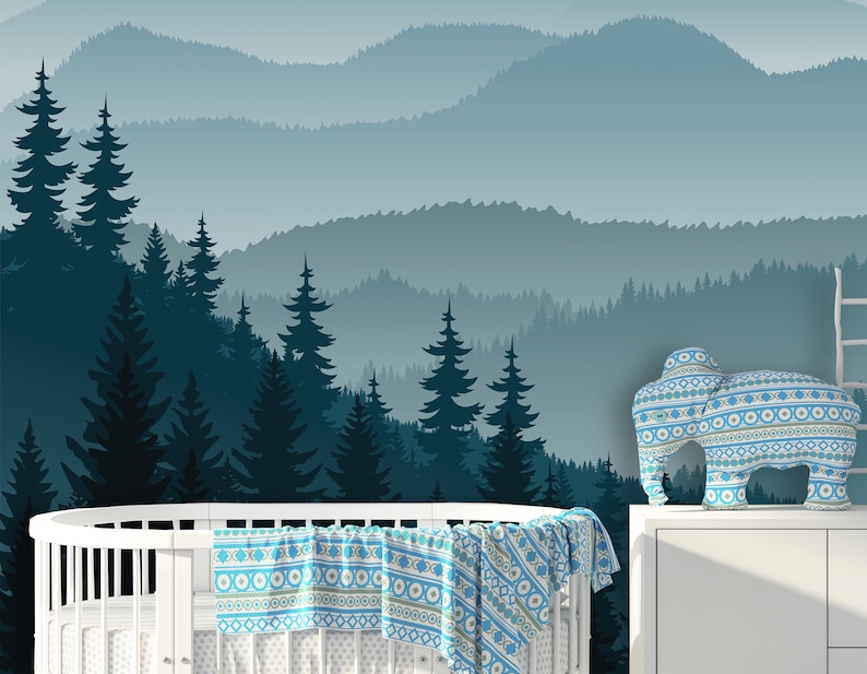 3D Mountain Peel and Stick Wallpaper Removable Self Adhesive Etsy UK