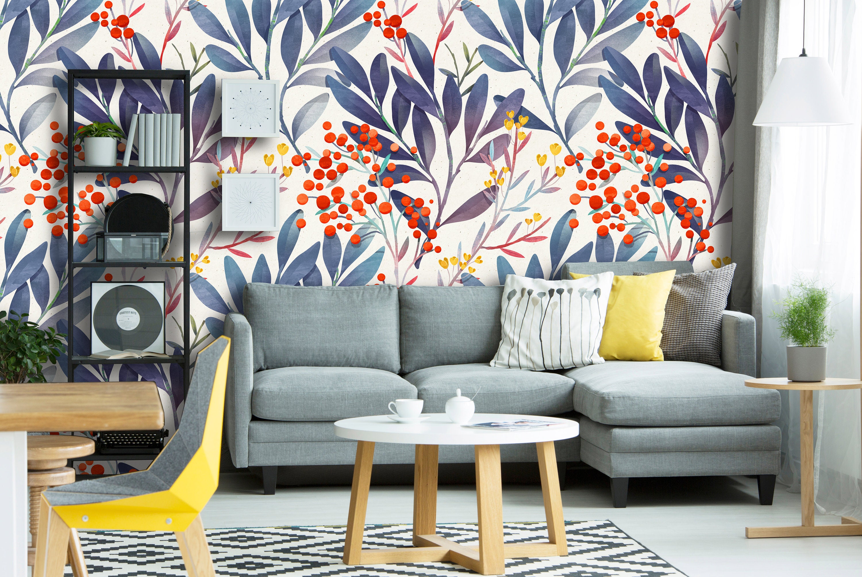 Removable Peel 'n Stick Wallpaper Self-adhesive Wall - Etsy