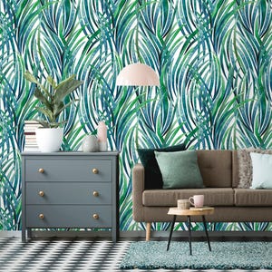 Removable Wallpaper, Self-Adhesive Wall Mural, Peel and Stick Wallpaper, Tropical Wallpaper