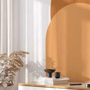 Sunrise Modern Arch Wall Decal | Peel and Stick Arch Wall Sticker ...