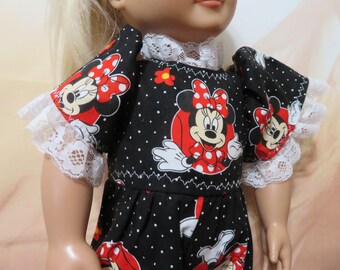 18 inch doll  Minnie Mouse Jumpsuit-360