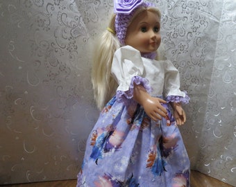 18 inch doll Party With the Sisters Dress-423