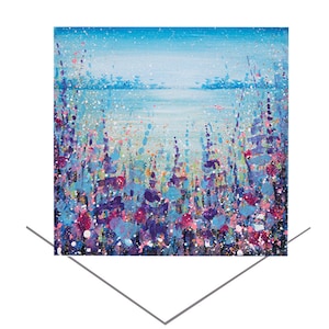 Besonderer Ort Grüße Karte-Blauer Himmel Karte-Besondere Anlass Karte-Blanko Karte-Geburtstagskarte-Besondere Karte-Blumige Karte-Cheerful Art
