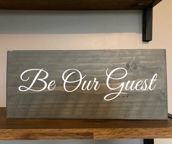 Be Our Guest Beauty And The Beast Disney Free Standing Etsy