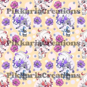 Snowy Folktale Seamless Pattern