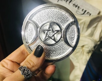 Triple Moon Altar Pentacle Set