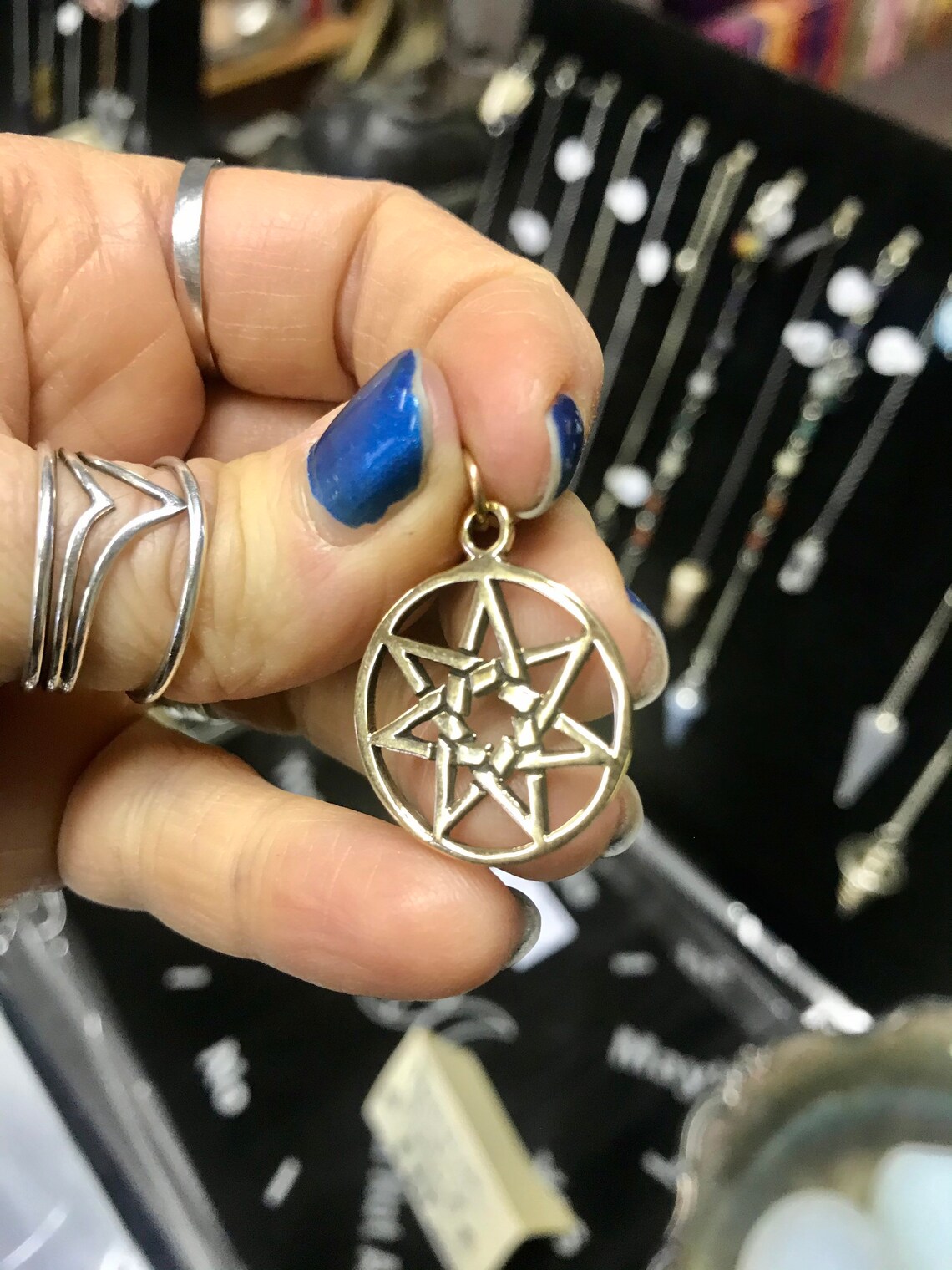 Bronze Fairy Star Amulet Otherworld Magick Etsy