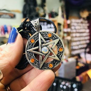 Pentacle Magick Amulet~Orange Power