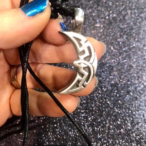 Crescent Moon Amulet~ Celtic Tribal Spirit