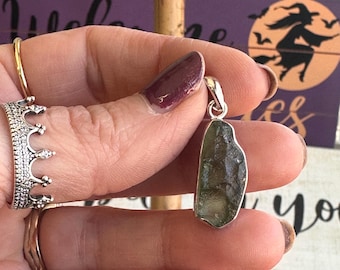 Genuine Moldavite and Silver Pendant~ Master of Transformation