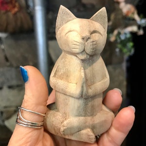 Meditating ‘Buddha’ Kitty Figurine