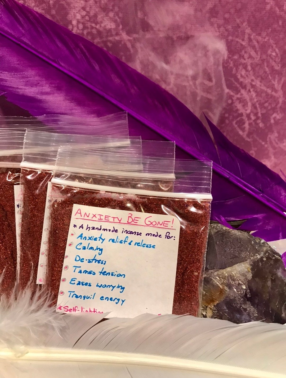 Anxiety Be Gone Incense Etsy